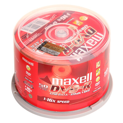 Maxell (Maxell) DVD-R 16 скорости 4,7 г диски промышленного производства золота этапа пластина бочка 50
Maxell (Maxell) DVD-R 16 скорости 4,7 г диски промышленного производства золота этапа пластина бочка 50