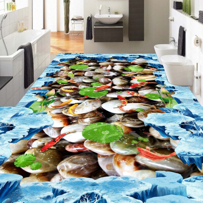 Free Shipping bedroom kitchen decoration 3D Glacier Carp Pond Cobblestone waterproof floor wallpaper mural 250cmx200cm
Free Shipping bedroom kitchen decoration 3D Glacier Carp Pond Cobblestone waterproof floor wallpaper mural 250cmx200cm