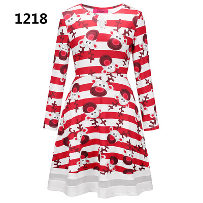 Europe and America Christmas dress Christmas tree old man snowman bottom jigsaw dress Christmas print dress
Europe and America Christmas dress Christmas tree old man snowman bottom jigsaw dress Christmas print dress