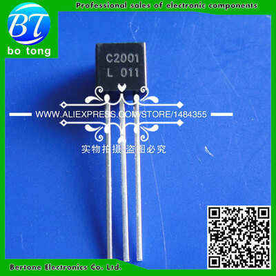 1000PCS 2SC2001 C2001 NPN 25V 007A TO-92 Free shipping