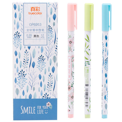 True color TRUECOLOR student 035mm black gel pen pen pen full needle tube head art 12 box GP6953
True color TRUECOLOR student 035mm black gel pen pen pen full needle tube head art 12 box GP6953