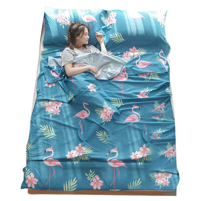 Gagarin JAJALIN travel hotel across dirty sleeping bags adult indoor travel single double portable thin travel anti-dirty sheets flamingo pattern 120230cm
Gagarin JAJALIN travel hotel across dirty sleeping bags adult indoor travel single double portable thin travel anti-dirty sheets flamingo pattern 120230cm