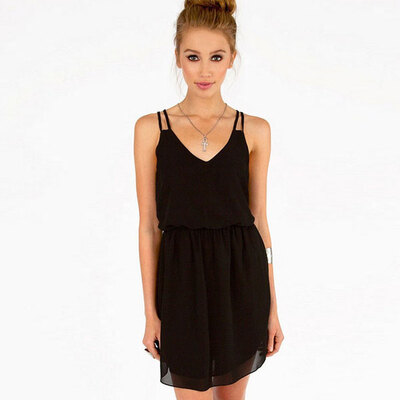 Lovaru ™summer style 2015 new women dress Fashion women's solid color chiffon spaghetti strap one-piece dress
Lovaru ™summer style 2015 new women dress Fashion women's solid color chiffon spaghetti strap one-piece dress