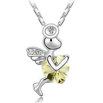 Heart Crystal from Austrian Angel Pendant Necklace For Women High Quality Fashion Jewelry Friendship Party Gift 2211
Heart Crystal from Austrian Angel Pendant Necklace For Women High Quality Fashion Jewelry Friendship Party Gift 2211