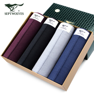 Seven wolves mens underwear panties mens boxers mid-waist blue fine viscose ice silk breathable boxer shorts four-corners head 4 loaded classic
Seven wolves mens underwear panties mens boxers mid-waist blue fine viscose ice silk breathable boxer shorts four-corners head 4 loaded classic