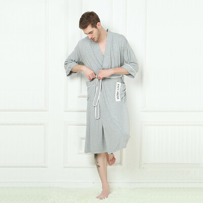 Xinmei Shu bamboo fiber bathrobe bamboo pulp fiber bathrobe spring couple nightgown thin section Japanese casual men&women in the long section home service simple pajamas summer couple steaming clothes
Xinmei Shu bamboo fiber bathrobe bamboo pulp fiber bathrobe spring couple nightgown thin section Japanese casual men&women in the long section home service simple pajamas summer couple steaming clothes