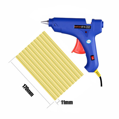 100W Hot Melt Glue Gun 100-240V Electric Heat Temperature Tool 10 pieces 11mm Glue Sticks EU AU UK Conversion Plug
100W Hot Melt Glue Gun 100-240V Electric Heat Temperature Tool 10 pieces 11mm Glue Sticks EU AU UK Conversion Plug