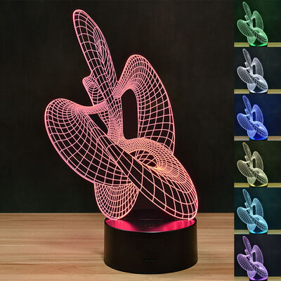 Abstract 3D Led Lamp 7 Colors Change USB Touch Button Creative Design Illusion Night Lamp for Home Office Room Theme Decoration an
Abstract 3D Led Lamp 7 Colors Change USB Touch Button Creative Design Illusion Night Lamp for Home Office Room Theme Decoration an