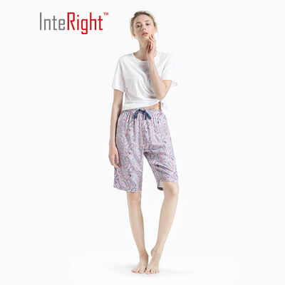 INTERIGHT home pants female ladies printing breathable light pants blue bottom bird flower L
INTERIGHT home pants female ladies printing breathable light pants blue bottom bird flower L
