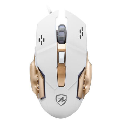 Ajazz AJ110 6D Проводная игровая мышь 3200 DPI Прочная противоскользящая подсветка с 4 режимами DPI - белый
Ajazz AJ110 6D Проводная игровая мышь 3200 DPI Прочная противоскользящая подсветка с 4 режимами DPI - белый