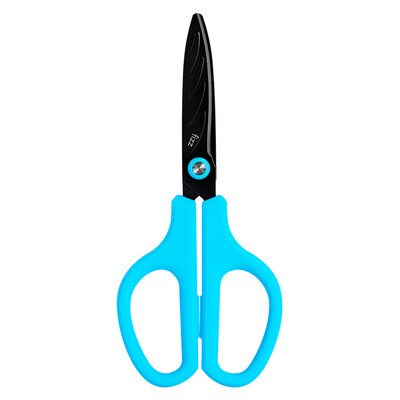 Fizz upgraded Teflon scissors anti-stick stainless steel scissors boutique skin sense series office supplies light blue FZ212002
Fizz upgraded Teflon scissors anti-stick stainless steel scissors boutique skin sense series office supplies light blue FZ212002