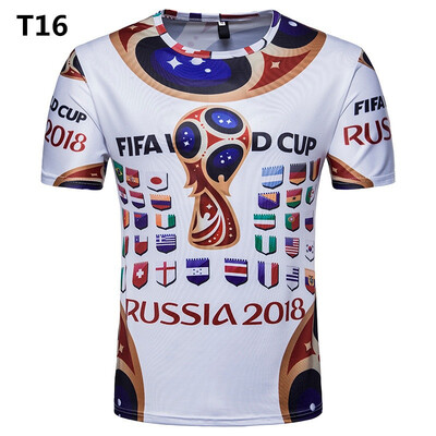 Summer New Mens T-Shirt WorldCup Printed Football T-shirt Casual Commemorative T-shirt Sports Running Fitness Exercise
Summer New Mens T-Shirt WorldCup Printed Football T-shirt Casual Commemorative T-shirt Sports Running Fitness Exercise