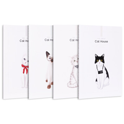 Deli deli 12 A640 page jazz cat series stitching soft copybook notebook notebook FA640
Deli deli 12 A640 page jazz cat series stitching soft copybook notebook notebook FA640