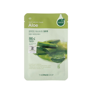 The Face Shop Natural Source Essence Mask - Aloe Vera 20g 10 pieces moisturizing moisturizing&radiant skin soothing&moisturizing deep hydration
The Face Shop Natural Source Essence Mask - Aloe Vera 20g 10 pieces moisturizing moisturizing&radiant skin soothing&moisturizing deep hydration