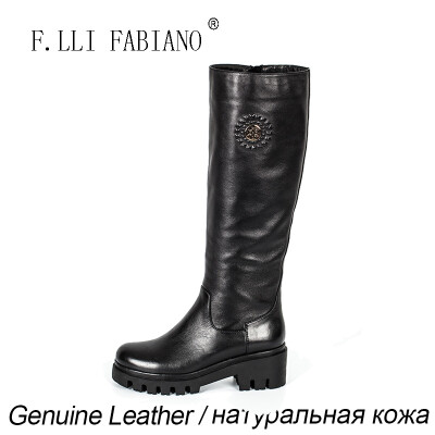 FLLIFABIANO Winter Leater Boots Women New Style Knee High with Cam Rivet&Metal Button Martin Style Leather Boots ZR3283-06
FLLIFABIANO Winter Leater Boots Women New Style Knee High with Cam Rivet&Metal Button Martin Style Leather Boots ZR3283-06