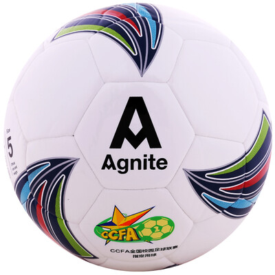 Agnite No 5 standard training youth football TPU machine seam wear F1218