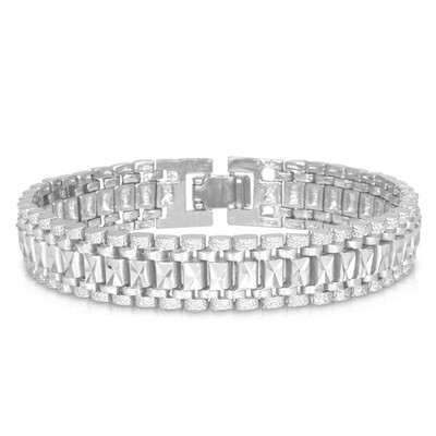 18K Real Gold/Platinum Plated Bracelet Cool Rock Style New 19 cm 12 MM Thick Chain Link Bracelet Men Jewelry Wholesale U7
18K Real Gold/Platinum Plated Bracelet Cool Rock Style New 19 cm 12 MM Thick Chain Link Bracelet Men Jewelry Wholesale U7
