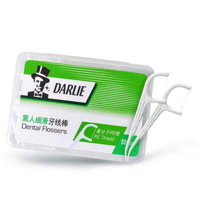Black DARLIE fine-grain dental floss stick 50 sticks of polymer PE line fiber tough silky
Black DARLIE fine-grain dental floss stick 50 sticks of polymer PE line fiber tough silky