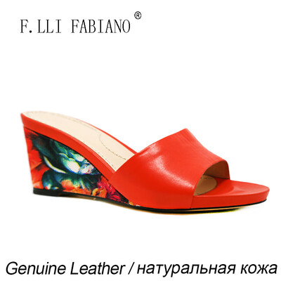 FLLIFABIANO 2015 Womens Slippers Full Grain Leather Slipper with Printing Flowers on Wedges X2103 Grade Itaria Style Red Yello
FLLIFABIANO 2015 Womens Slippers Full Grain Leather Slipper with Printing Flowers on Wedges X2103 Grade Itaria Style Red Yello
