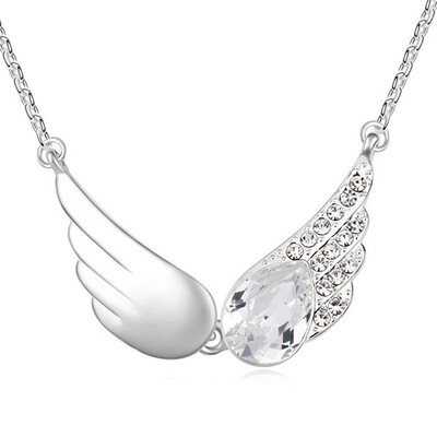 Crystal from Austrian Angel Fairy Wings Pendant Necklace Best Gift For Friend Fashion Jewelry for women 5420
Crystal from Austrian Angel Fairy Wings Pendant Necklace Best Gift For Friend Fashion Jewelry for women 5420