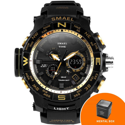 Orange Sport Watch SMAEL Brand Watches LED Digital Wristwach Multi-functional Men Clock Led Stopwatch 1531 S Shock Sport Watch
Orange Sport Watch SMAEL Brand Watches LED Digital Wristwach Multi-functional Men Clock Led Stopwatch 1531 S Shock Sport Watch