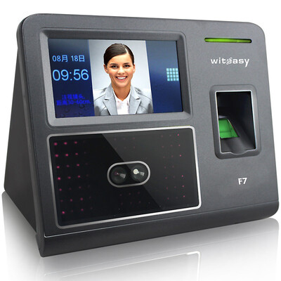 WITEASY) F-7 face recognition attendance machine punch card machine fingerprint attendance access U disk out of the network communication
WITEASY) F-7 face recognition attendance machine punch card machine fingerprint attendance access U disk out of the network communication