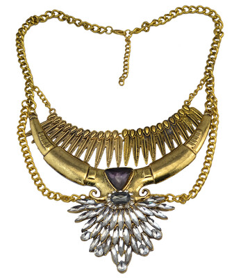 Idealway 2 Colors Gold Silver Alloy Leaves Tassel Crystal Choker Necklaces Females Jewelry
Idealway 2 Colors Gold Silver Alloy Leaves Tassel Crystal Choker Necklaces Females Jewelry
