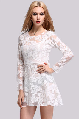 New Fashion Women Elegant Lace Floral Ladies Slim Sweet Long Sleeve Casual Party Dress
New Fashion Women Elegant Lace Floral Ladies Slim Sweet Long Sleeve Casual Party Dress