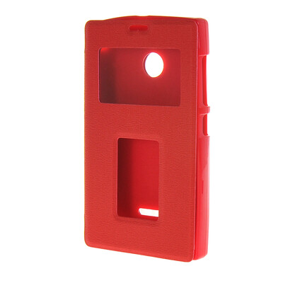MOONCASE Side Flip Hard board Slim Leather Bracket Window Case Cover for Microsoft Lumia 435 Red
MOONCASE Side Flip Hard board Slim Leather Bracket Window Case Cover for Microsoft Lumia 435 Red