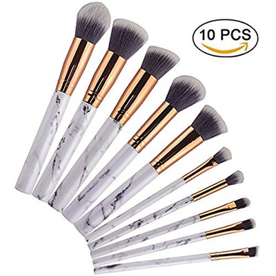 Diow Makeup Brushes 10Pcs Marble Pattern Powder Eyeshadow Face Foundation Eyebrow Makeup Brush Set
Diow Makeup Brushes 10Pcs Marble Pattern Powder Eyeshadow Face Foundation Eyebrow Makeup Brush Set