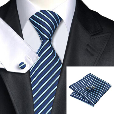 2016 New Hot selling Vogue Men Silk Striped Tie Set High Quality 100% Silk Necktie Handkerchief Cufflink Set for Formal Wedding
2016 New Hot selling Vogue Men Silk Striped Tie Set High Quality 100% Silk Necktie Handkerchief Cufflink Set for Formal Wedding