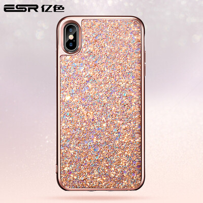 Billion color ESR iPhoneX phone shell personality drop protection cover Apple x mobile phone shell creative personality glitter mosaic sequin shell fashion female star series rose gold
Billion color ESR iPhoneX phone shell personality drop protection cover Apple x mobile phone shell creative personality glitter mosaic sequin shell fashion female star series rose gold