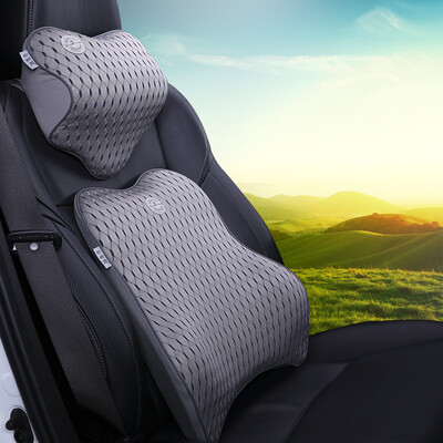 KING ETING car lumbar headrest space memory cotton back cushion car lumbar pillow neck pillow set breathable two-piece gray
KING ETING car lumbar headrest space memory cotton back cushion car lumbar pillow neck pillow set breathable two-piece gray