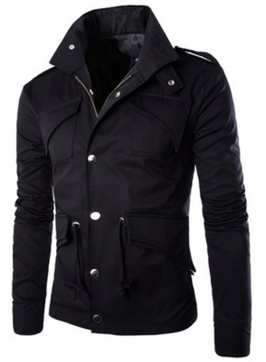 Mooncolour Men's Military Slim Fit Jacket Coat Rider Zip Button Casual Long Sleeve Hoody Outwear Jacket
Mooncolour Men's Military Slim Fit Jacket Coat Rider Zip Button Casual Long Sleeve Hoody Outwear Jacket