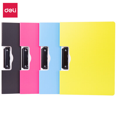 Deli deli color horizontal folding board clip A4 data folder test paper clip single color random 5011
Deli deli color horizontal folding board clip A4 data folder test paper clip single color random 5011