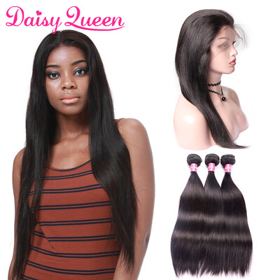 Peruvian Virgin Hair Straight 360 Lace Frontal with 3 Bundles 100 Unprocessed 8A Virgin Straight Human Hair With Frontal Closure
Peruvian Virgin Hair Straight 360 Lace Frontal with 3 Bundles 100 Unprocessed 8A Virgin Straight Human Hair With Frontal Closure