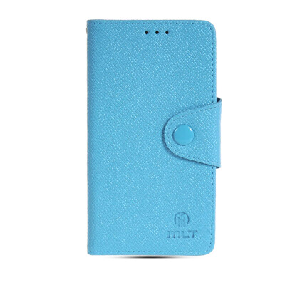 

MOONCASE Classic cross pattern Leather Side Flip Wallet Card Slot Pouch Stand Shell Back ЧЕХОЛ ДЛЯ Samsung Galaxy A5 Blue