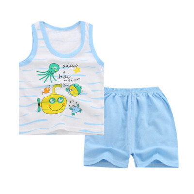 Summer Baby Clothing Set Cartoon Boys Girls Children Clothes Set Sport Infant Kid Suits Tracksuits Cotton Vest Pants
Summer Baby Clothing Set Cartoon Boys Girls Children Clothes Set Sport Infant Kid Suits Tracksuits Cotton Vest Pants