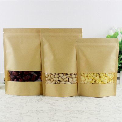 YoujialiangpinSelf-upstanding thick kraft paper Ziplock bag Tea bag packaging bag Melon sealed bag Visual section 9143cm 100
YoujialiangpinSelf-upstanding thick kraft paper Ziplock bag Tea bag packaging bag Melon sealed bag Visual section 9143cm 100