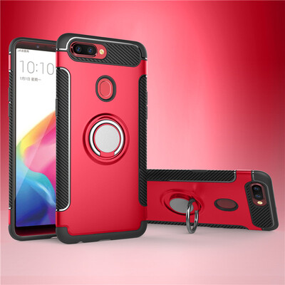 OPPO R11R11s Plus Armor Car Magnetic Suction Ring Bracket Silicon TPU Hard PC Phone Case
OPPO R11R11s Plus Armor Car Magnetic Suction Ring Bracket Silicon TPU Hard PC Phone Case
