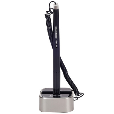 Deli deli 05mm table top pen desktop gel pen single 6796