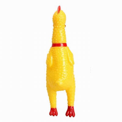 Yixiukeji Yellow Screaming Rubber Chicken Pet Dog Toy Squeak Squeaker Chew Toysmall size
Yixiukeji Yellow Screaming Rubber Chicken Pet Dog Toy Squeak Squeaker Chew Toysmall size