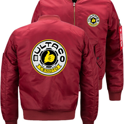 BULTACO CEMOTO Bomber Jacket Flying Jacket Winter thicken Warm Zipper Men Jackets Anime Mens Casual Coat
BULTACO CEMOTO Bomber Jacket Flying Jacket Winter thicken Warm Zipper Men Jackets Anime Mens Casual Coat