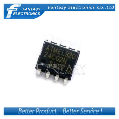10PCS AT24C02 SOP8 AT24C02N SOP AT24C02 SMD AT24C02-10SU-2.7 new and original IC free shipping
10PCS AT24C02 SOP8 AT24C02N SOP AT24C02 SMD AT24C02-10SU-2.7 new and original IC free shipping
