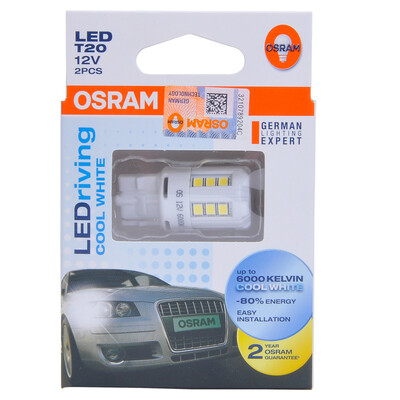OSRAM T20 7705 7715 W21W WY21W 12V 1-3W LED Car Side Marker Bulbs Turn Signal Light Long Lifetime Pair Cool White / Red / Yellow
OSRAM T20 7705 7715 W21W WY21W 12V 1-3W LED Car Side Marker Bulbs Turn Signal Light Long Lifetime Pair Cool White / Red / Yellow