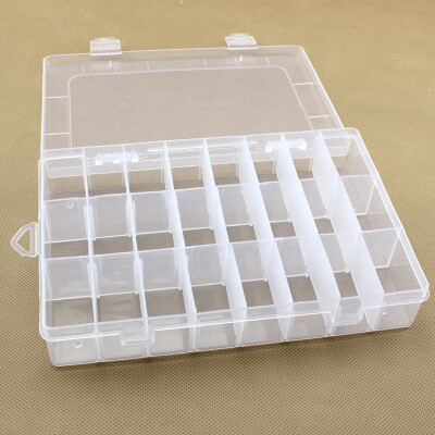 NicerDicer Adjustable 24 Compartment Plastic Storage Box Jewelry Earring Bin Case Container
NicerDicer Adjustable 24 Compartment Plastic Storage Box Jewelry Earring Bin Case Container