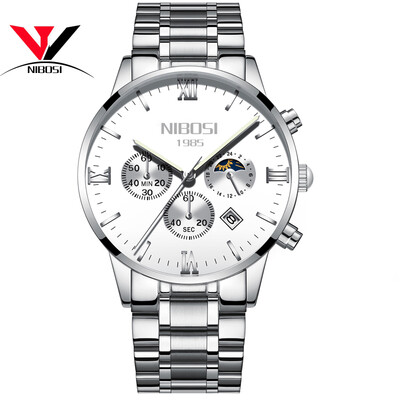 NIBOSI Famous Brand Watches Men Leather Band Fashion Luxury Full Steel Clock Quartz Wristwatch Male Watch Relogio Masculino Casual
NIBOSI Famous Brand Watches Men Leather Band Fashion Luxury Full Steel Clock Quartz Wristwatch Male Watch Relogio Masculino Casual