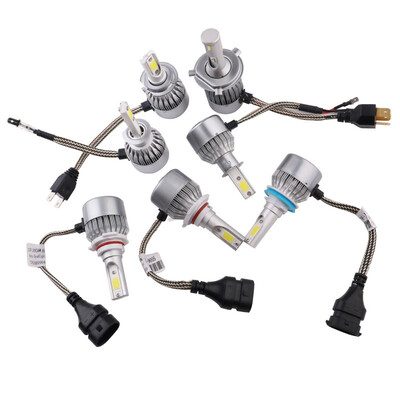 2pcs auto head lamp LED lights H1 H3 H4 H7 9006 9012 COB front fog lamp 7200LM 9V-36V 6000K
2pcs auto head lamp LED lights H1 H3 H4 H7 9006 9012 COB front fog lamp 7200LM 9V-36V 6000K