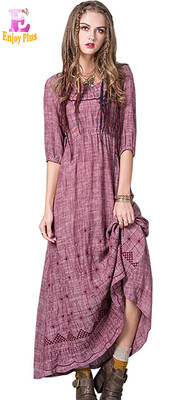 M L High Quality chest 86-90cm vintage cotton linen new summer 2018 pink long dress women maxi half sleeve embroidery lady
M L High Quality chest 86-90cm vintage cotton linen new summer 2018 pink long dress women maxi half sleeve embroidery lady