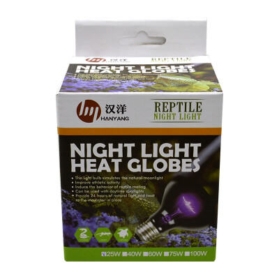 Hanyang HANYANG reptile crawling pet turtle tortoise box night light moonlight heating lamp uva heat lamp lizard snake night light 25W
Hanyang HANYANG reptile crawling pet turtle tortoise box night light moonlight heating lamp uva heat lamp lizard snake night light 25W